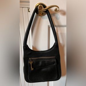 Fossil shoulder purse- vintage key